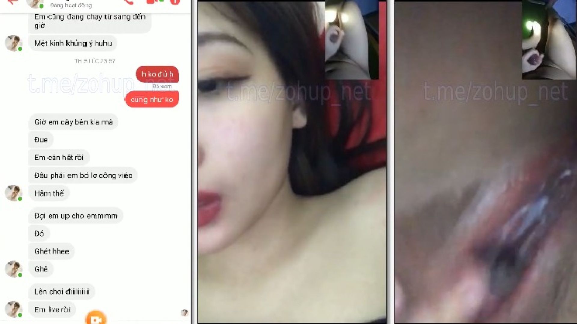 ⁣Chat sex cùng em Trang Idol qua facebook cực ngon