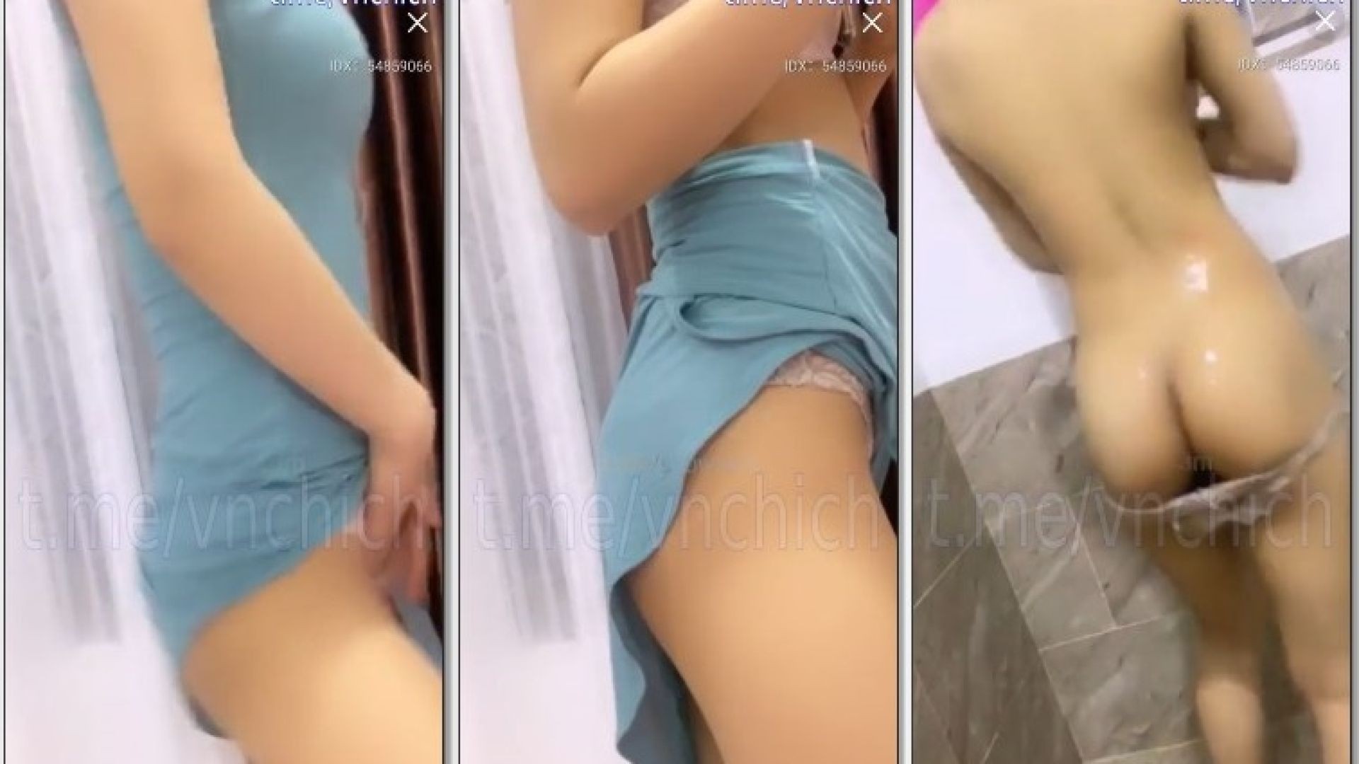 ⁣Honey Idol dáng nuột livestream cởi đồ show lồn hồng trong nhà tắm