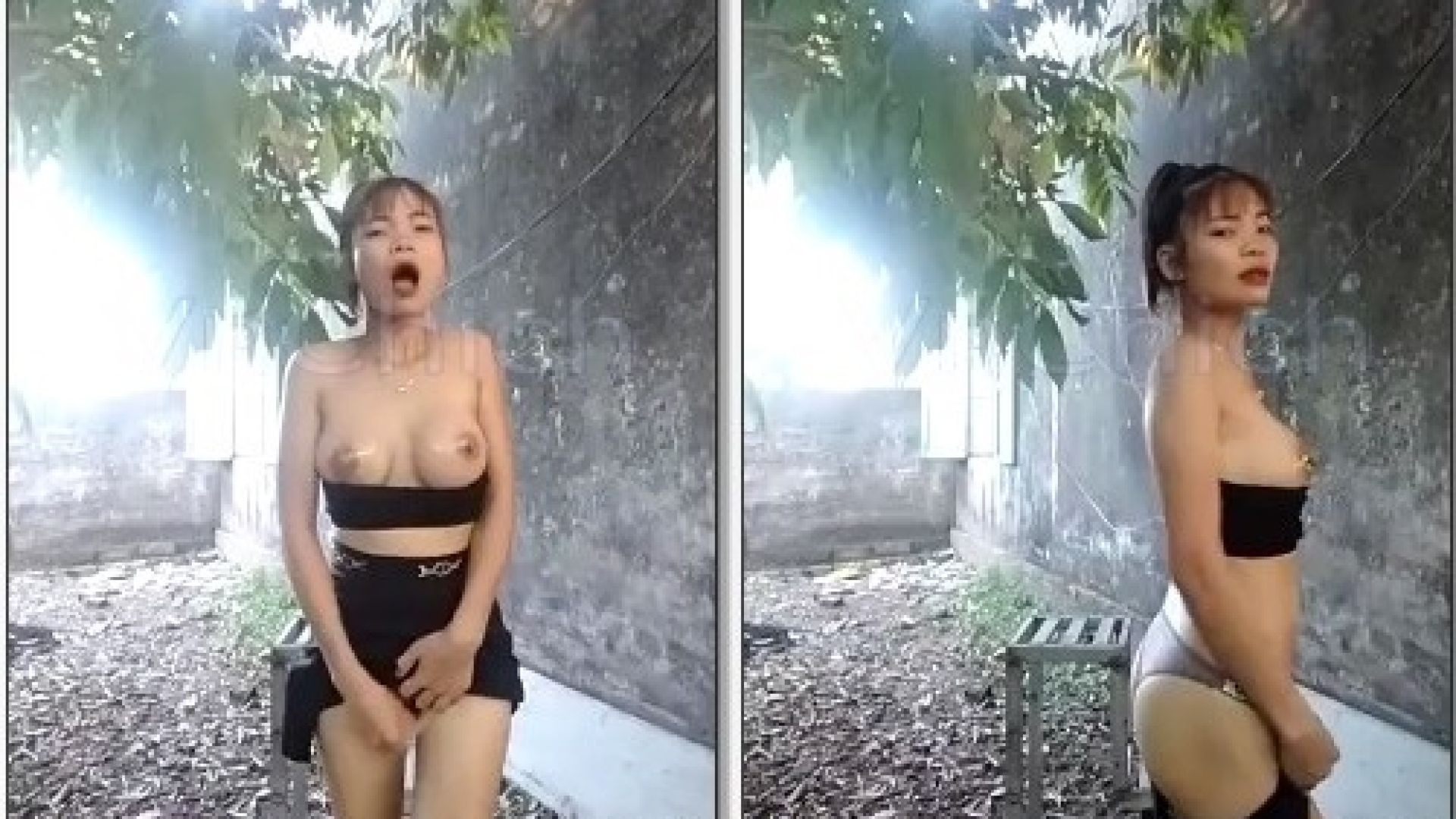 ⁣Cô giáo mầm non livestream show lồn ngoài vườn cho mát mẻ ~ VietNam Porn